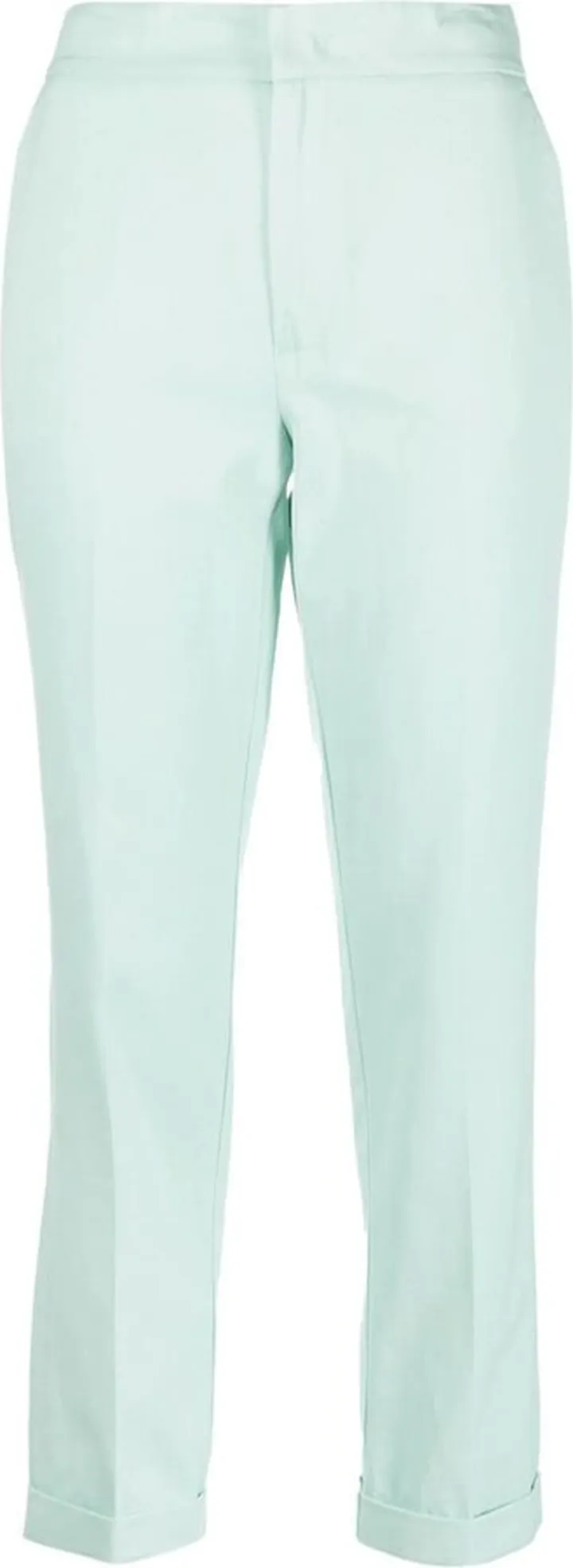 Cropped Straight-Leg Trousers