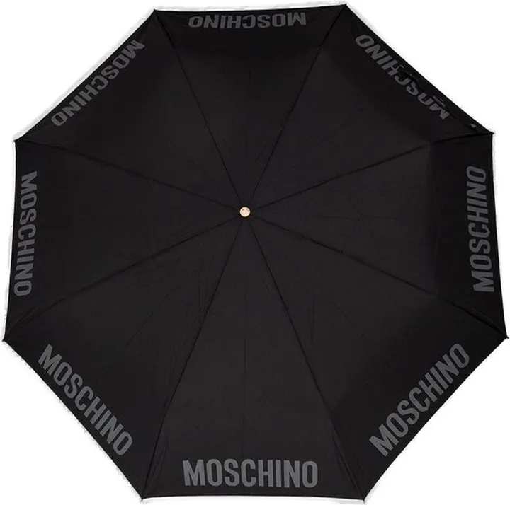 Moschino Logo Printed Folded Umbrella