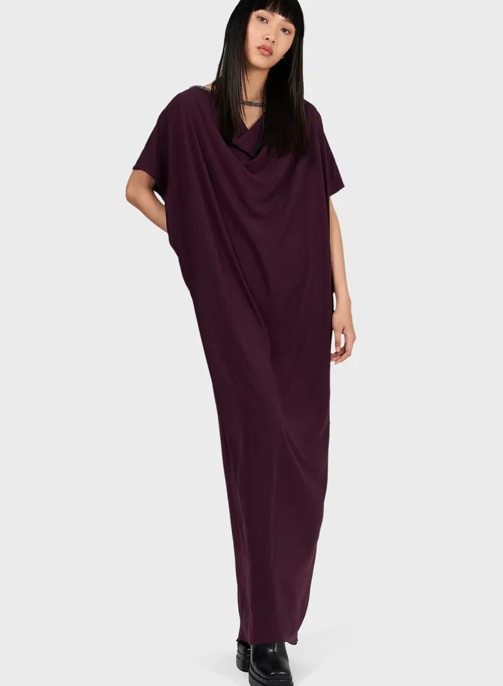 Embellished Neckline Kaftan