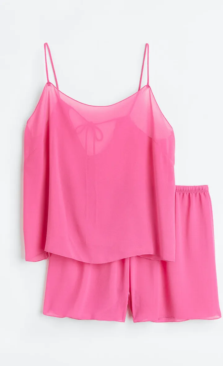 Pajama Camisole Top and Shorts