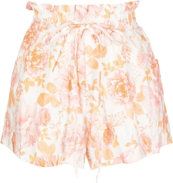 Lucia floral-print shorts