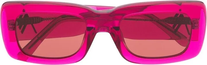Transparent-Frame Sunglasses