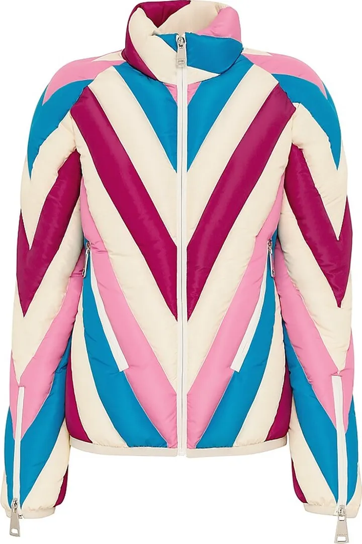 Chevron Ski Puffer Jacket