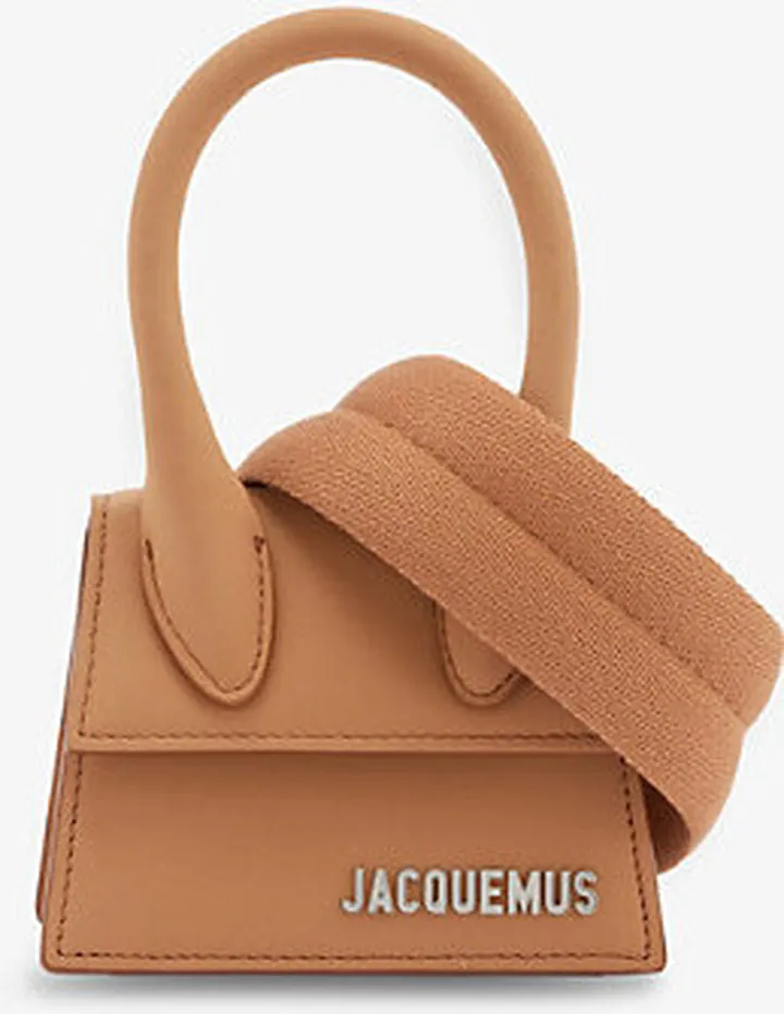 Light Brown Le Chiquito Homme Mini Leather Cross-body bag