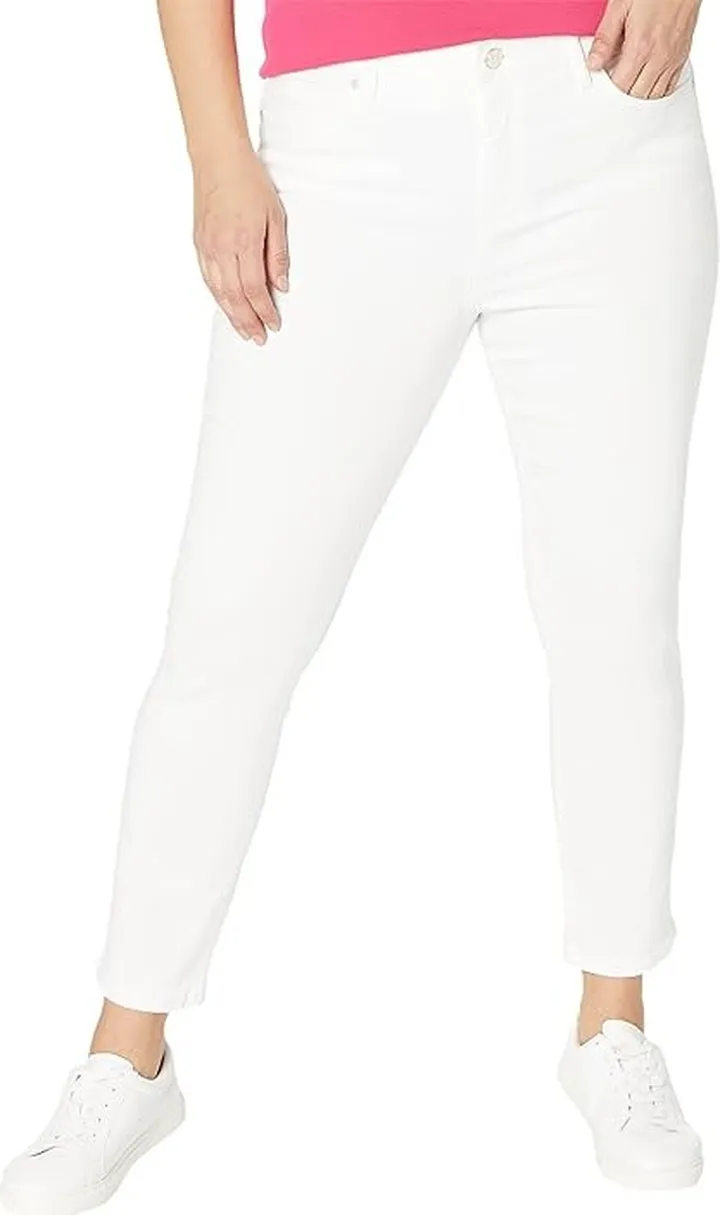 Lilly Pulitzer South Ocean High-Rise Skinny Pants (Resort White) Women's Clothing