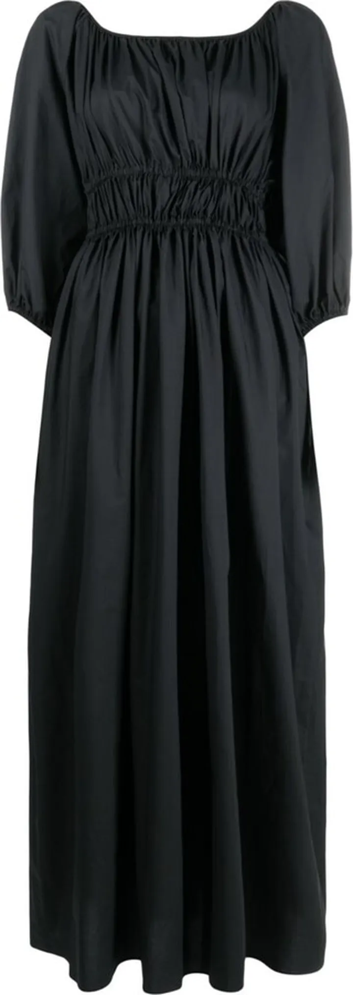 Three-Quarter Fitted Cotton Dress