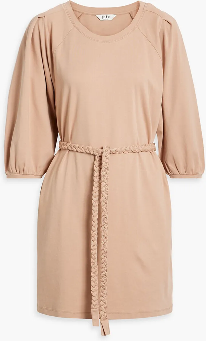 Cotton-jersey mini dress