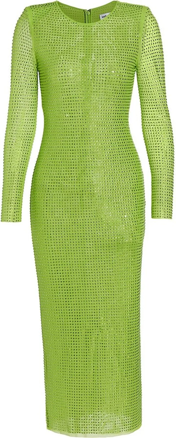 Hotfix Crystal Midi-Dress