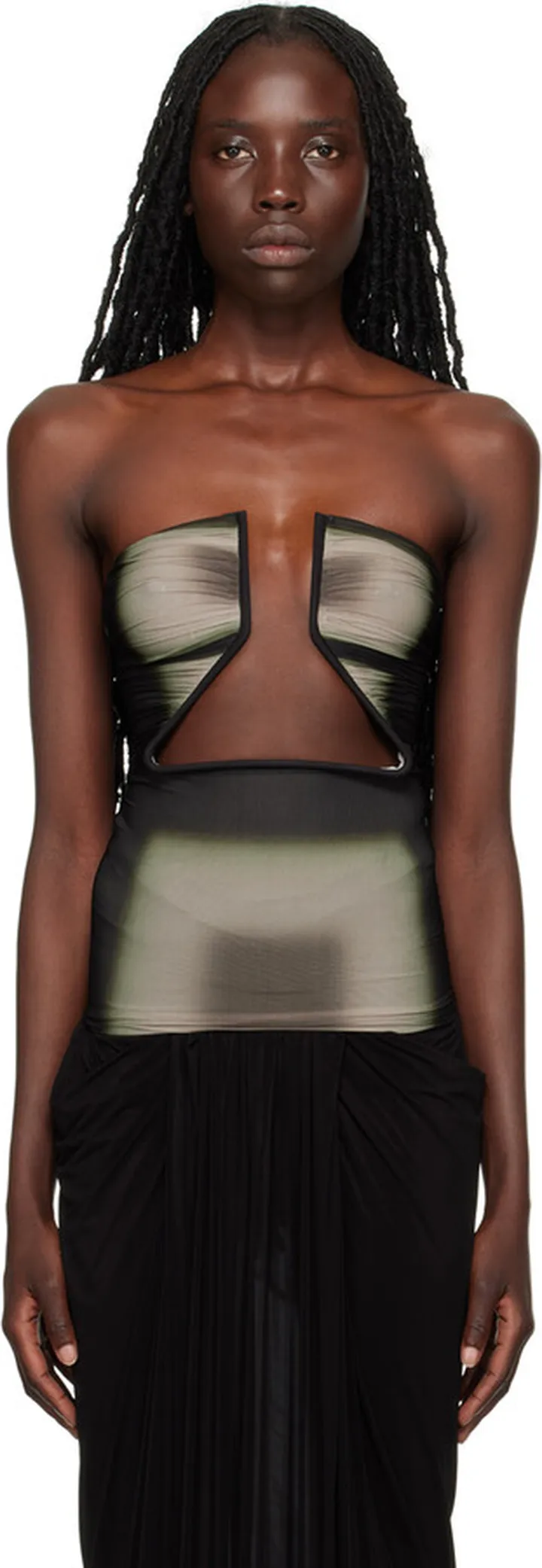 Rick Owens Green Prong Camisole
