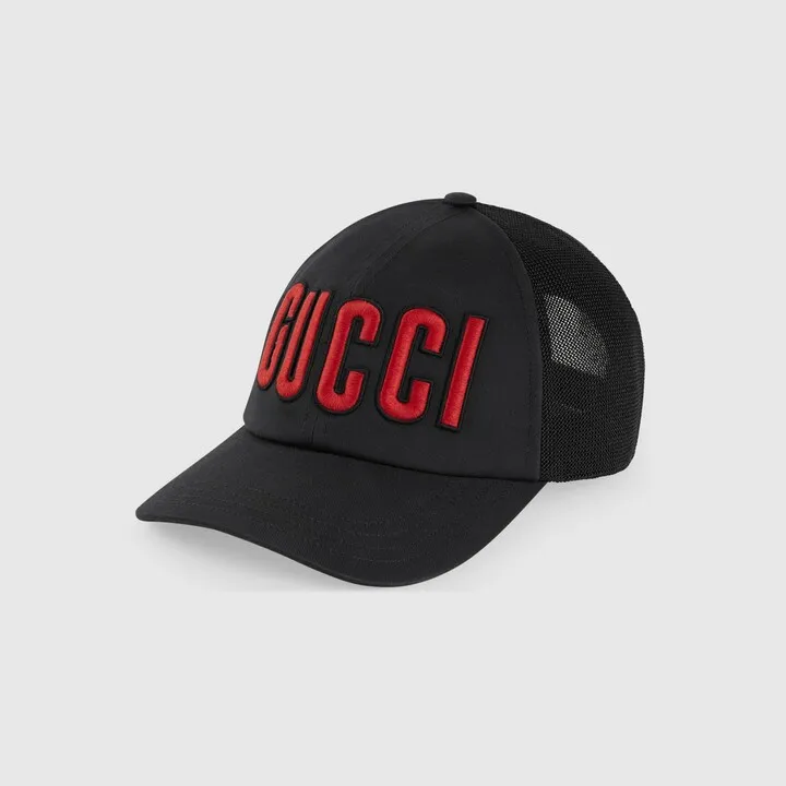 Baseball hat with Gucci patch