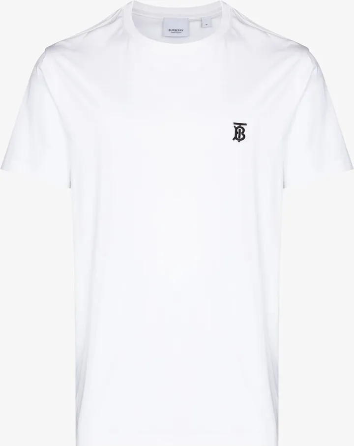 White Monogram Logo T-Shirt