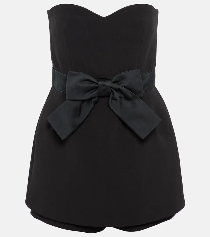 Strapless minidress