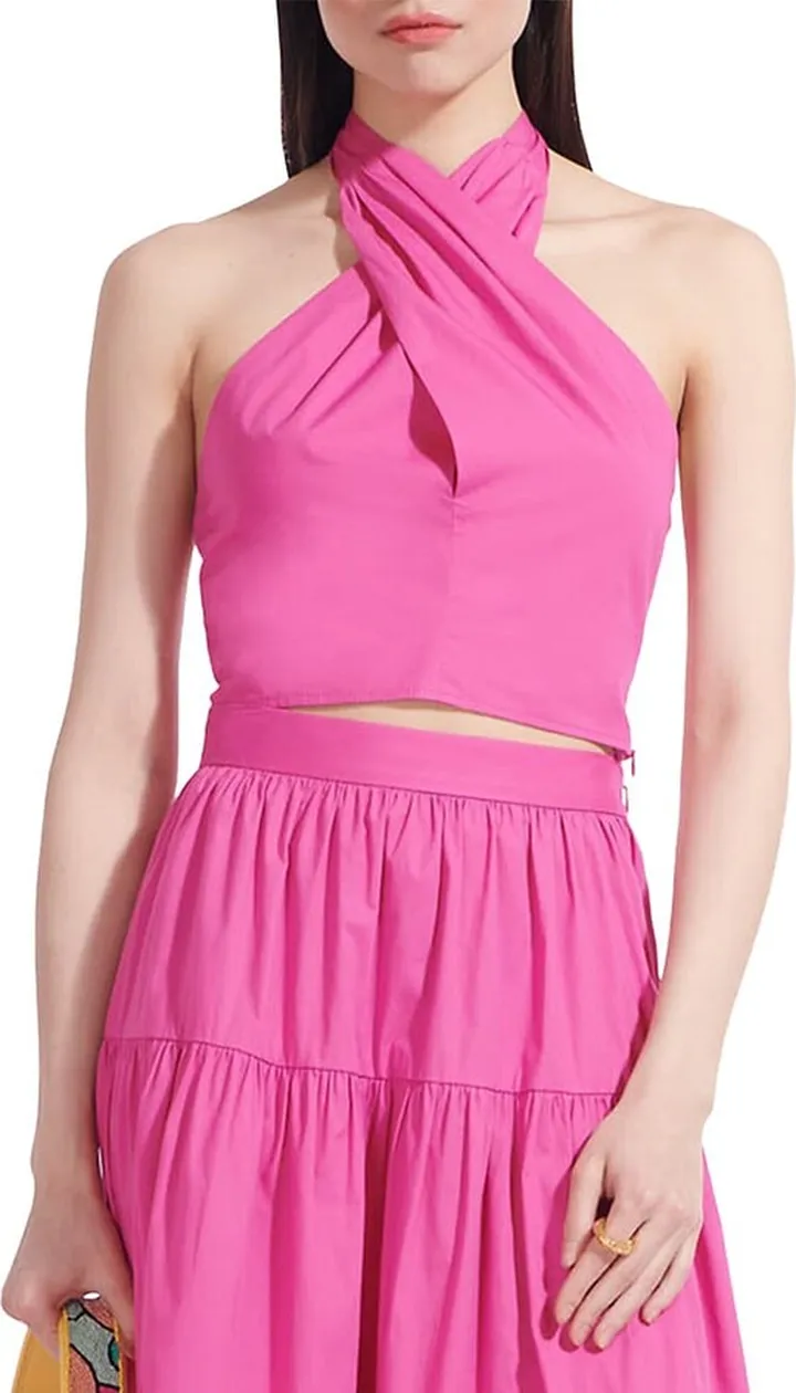 Kai Crisscross Halter Top