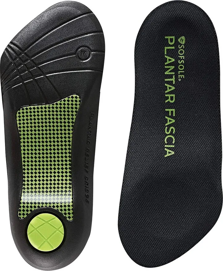 Sof Sole Full Length Plantar Fascia Orthotic Shoe Insoles - Women's 5-11