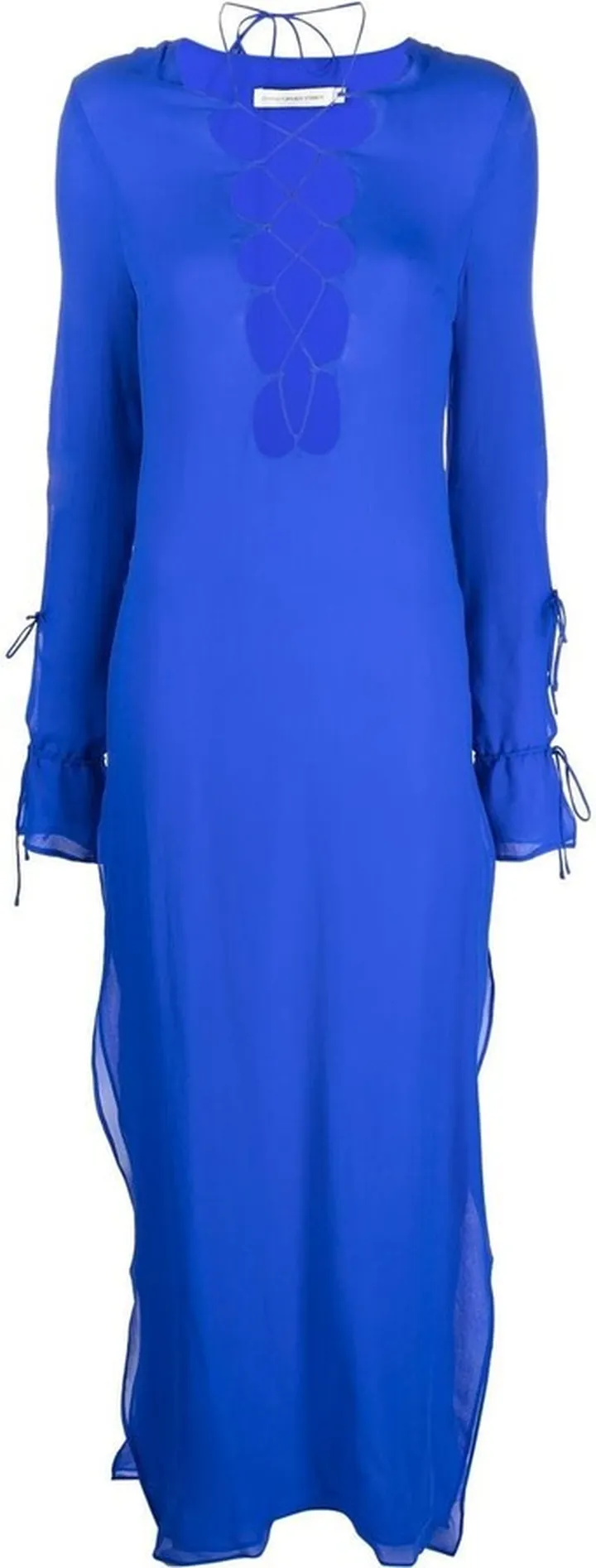 Cut-Out Detail Tie-Fasten Dress