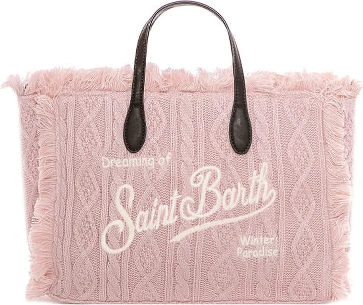 Pink Tricot Handbag
