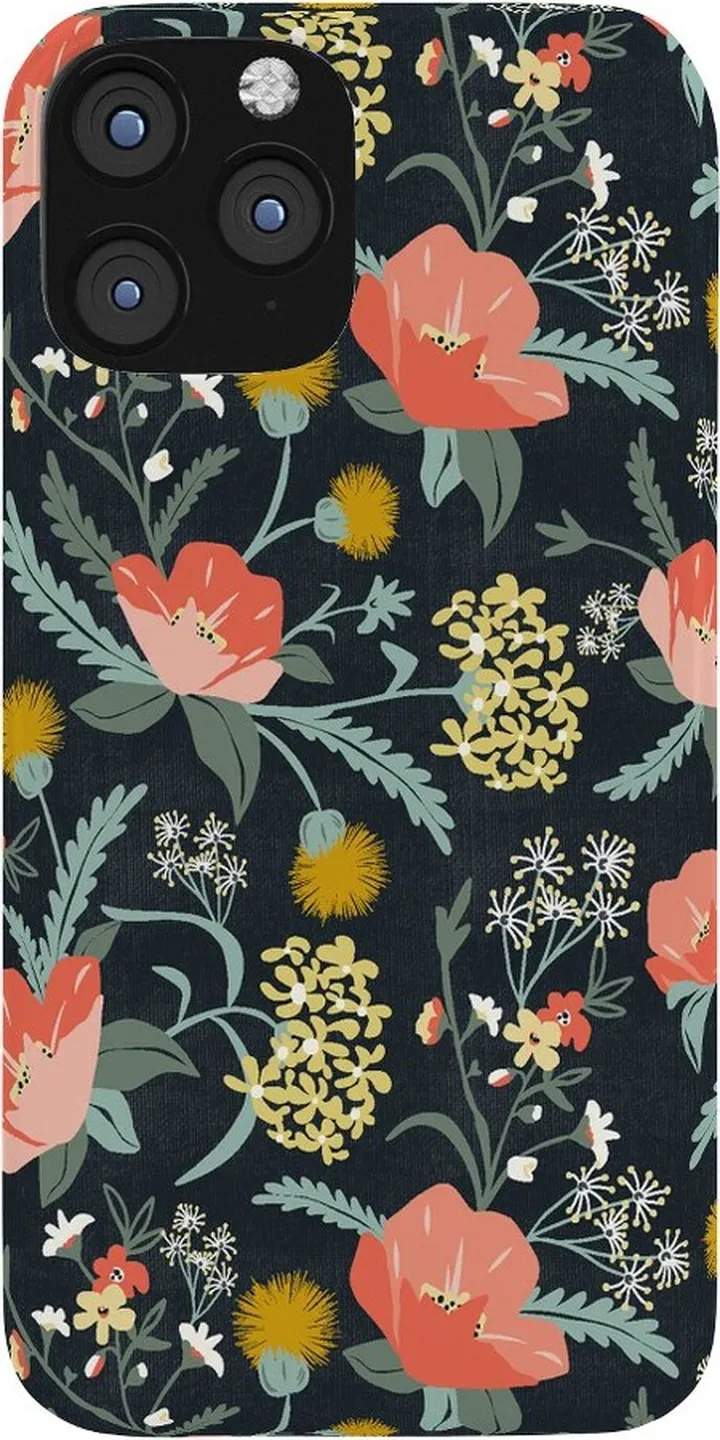 Heather Dutton Poppy Meadow Midnight Snap iPhone 12 PRO MAX Case - Society6