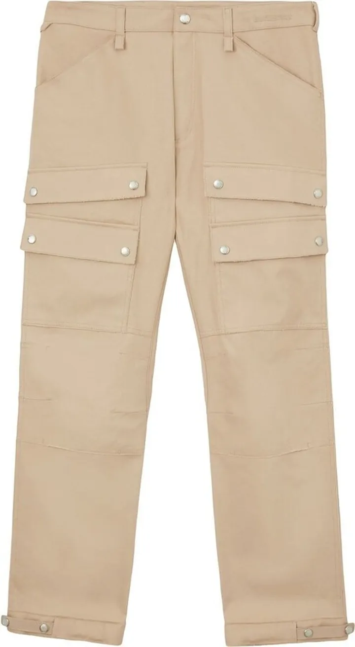 BURBERRY- Cotton Trousers