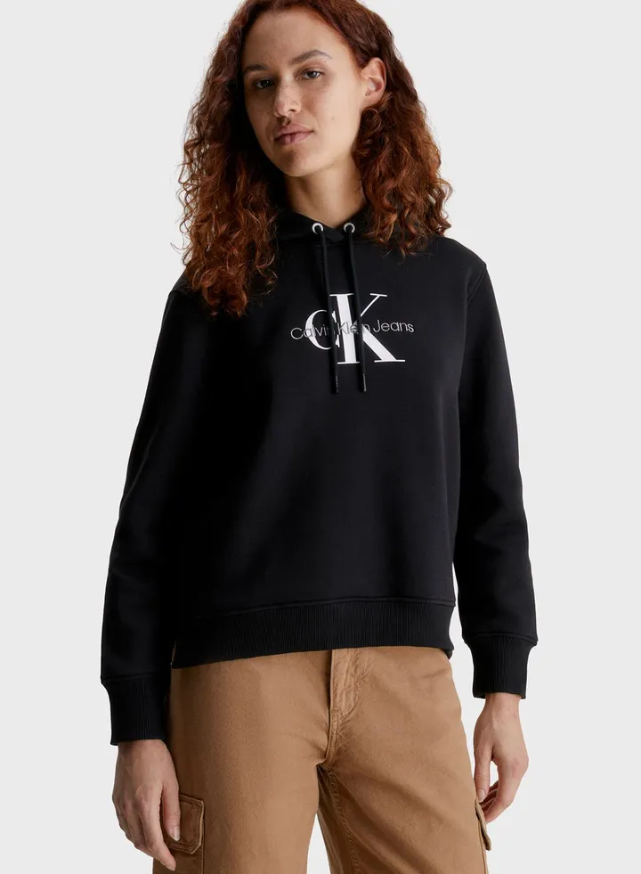 Logo Knitted Hoodie