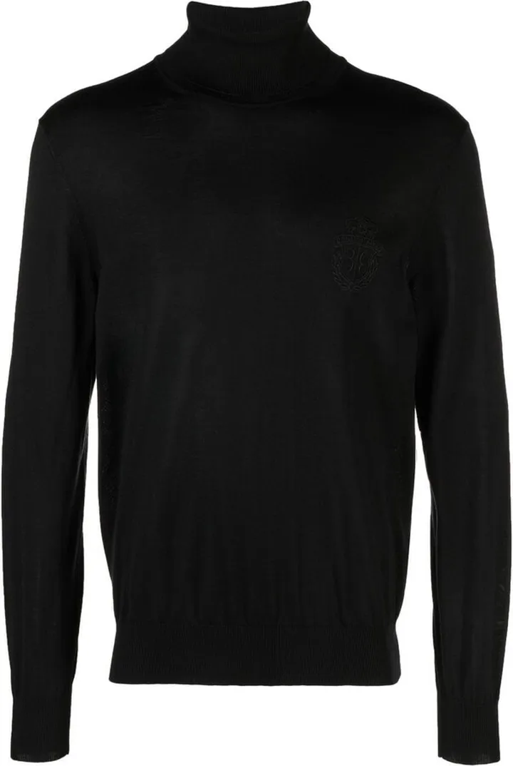 silk roll neck T-shirt