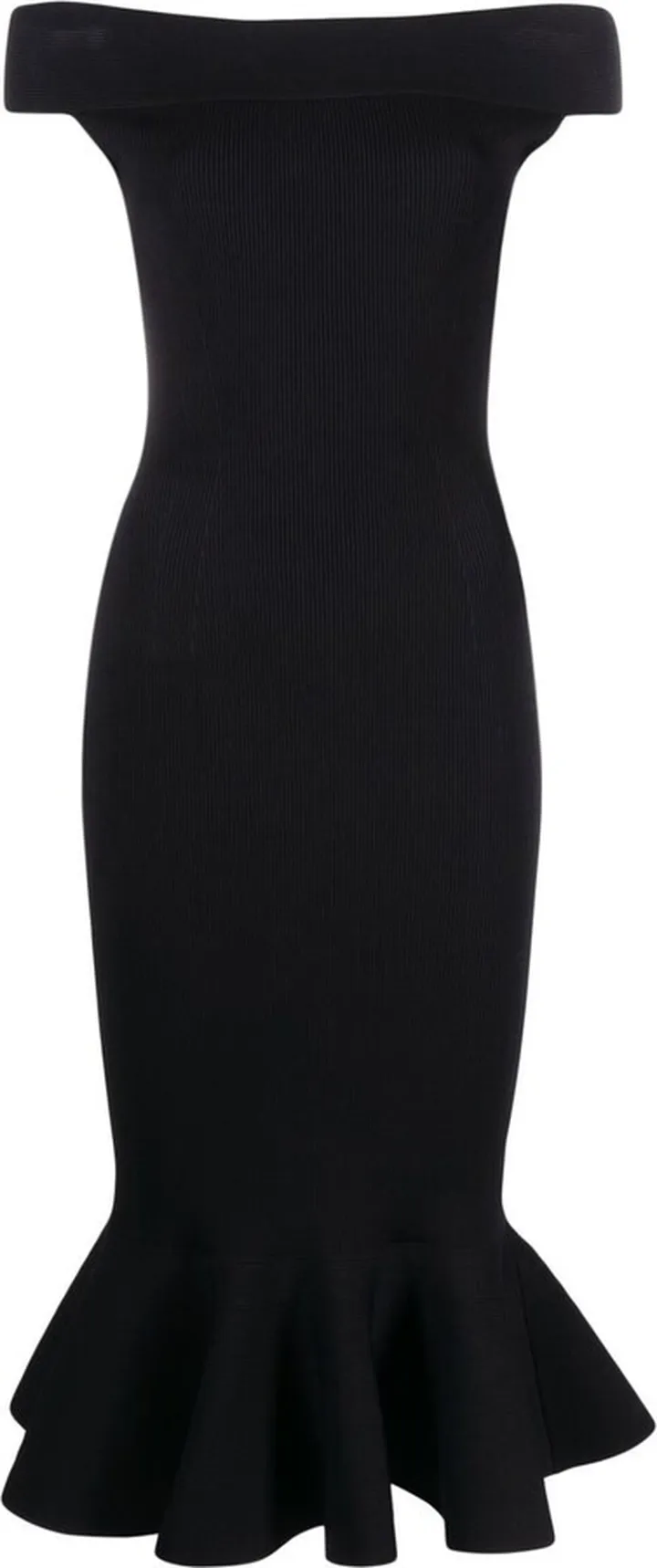 Off-Shoulder Knitted Dress