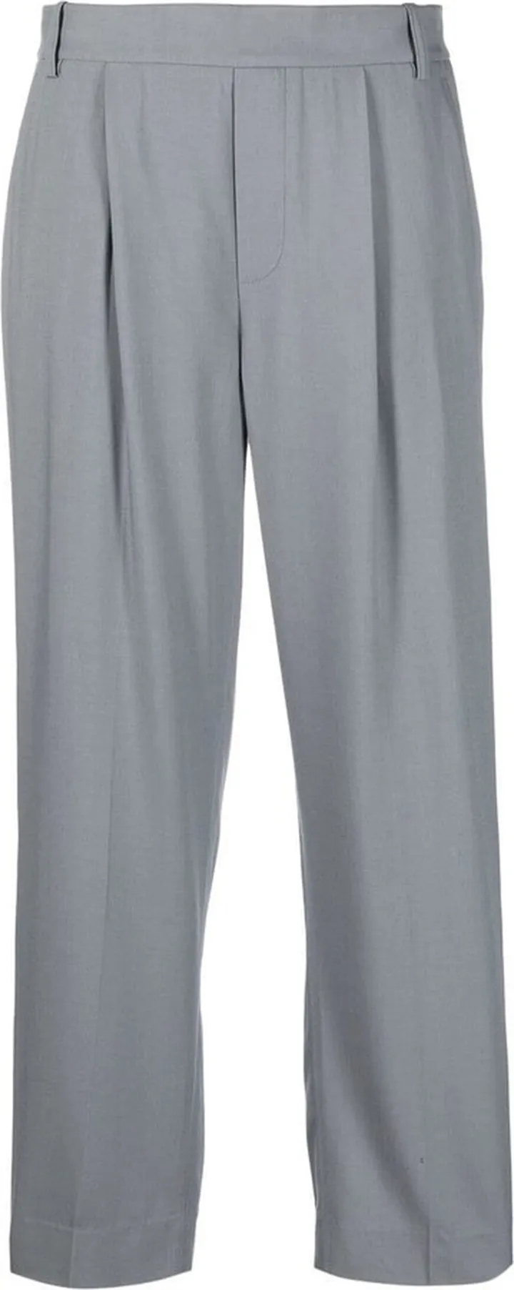 Slip-On Straight Trousers