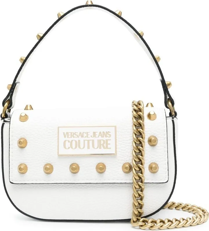 Studded Chain-Strap Tote Bag
