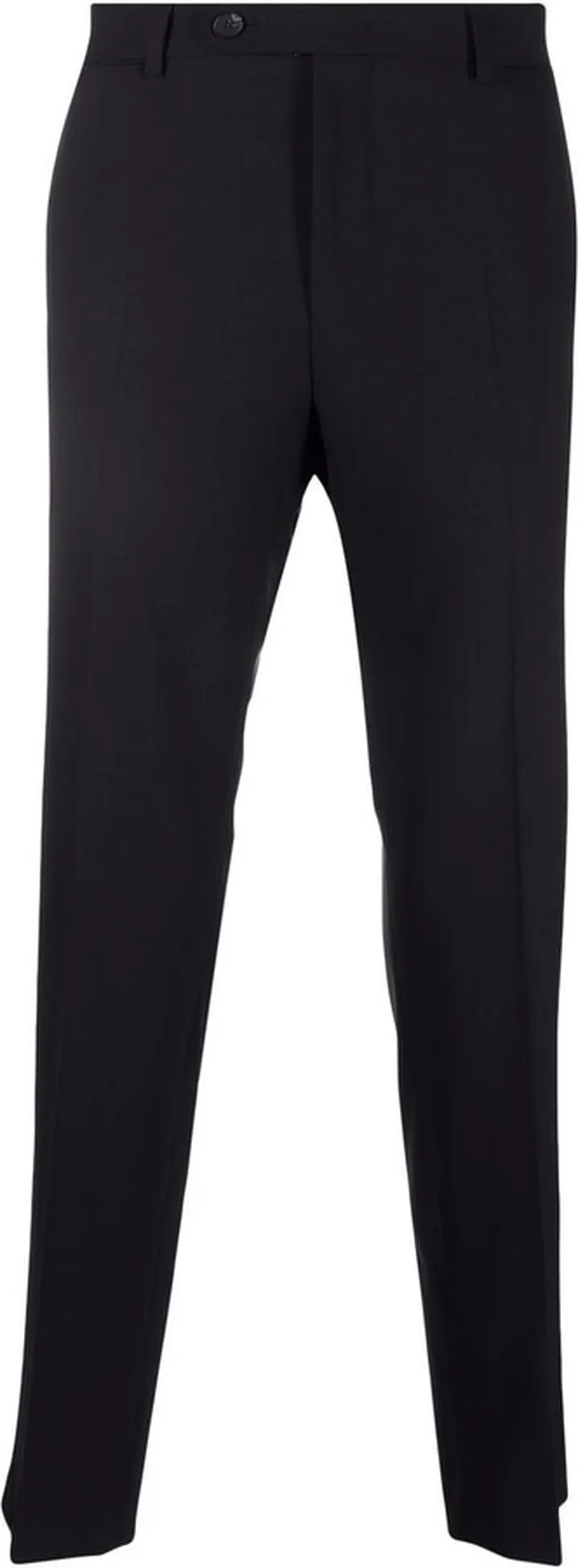 Slim-Cut Pleated Trousers