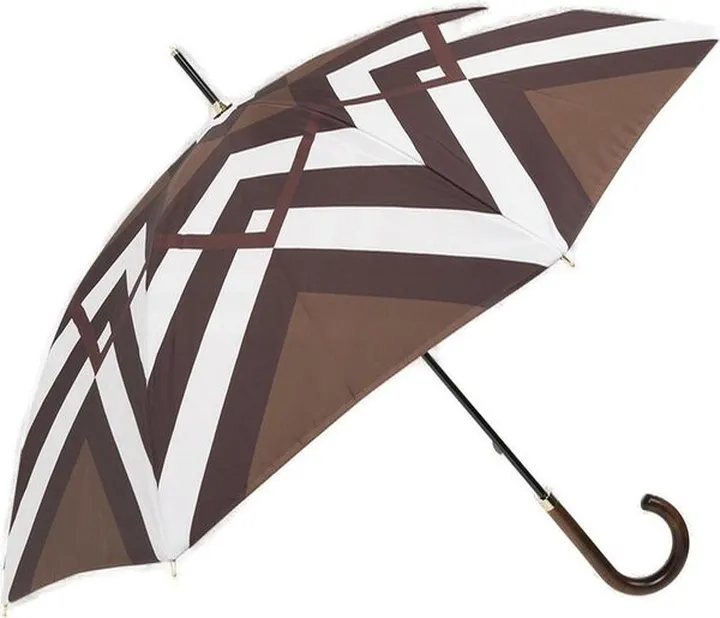 Burberry Chevron Check Print Umbrella