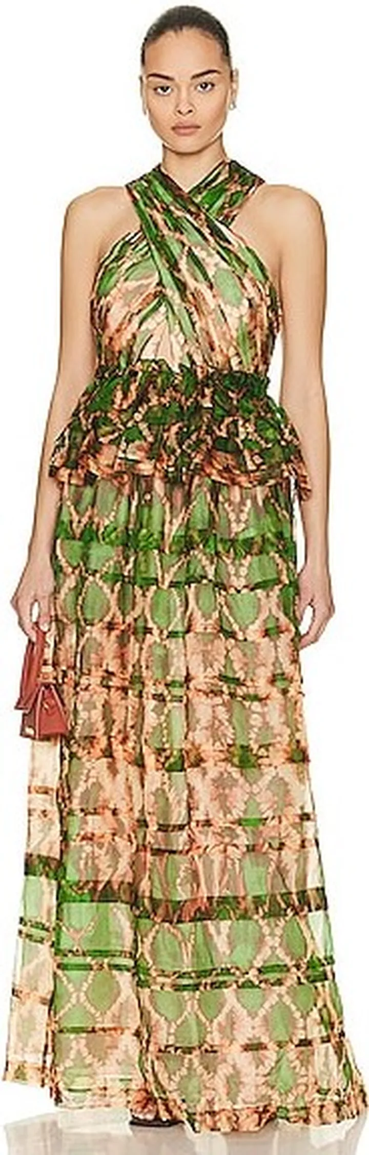Ulla Johnson Cressida Gown in Green