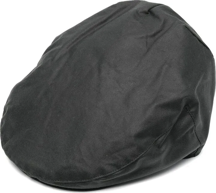 BARBOUR- Waxed Cotton Flat Cap