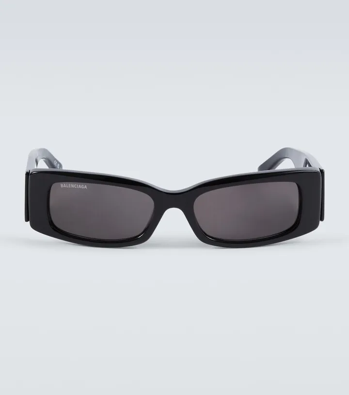 Rectangular acetate sunglasses
