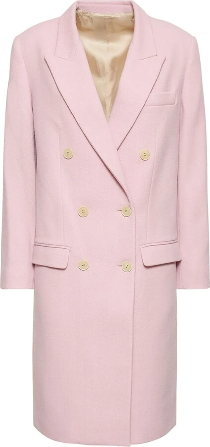 Fantine double breasted cotton wool coat