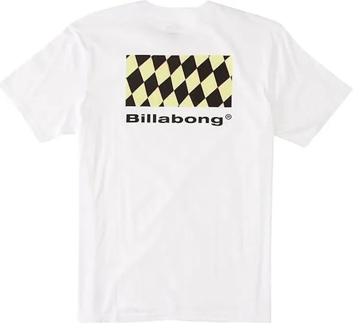 Billabong Segment Short Sleeve Tee (White) Men's Clothing