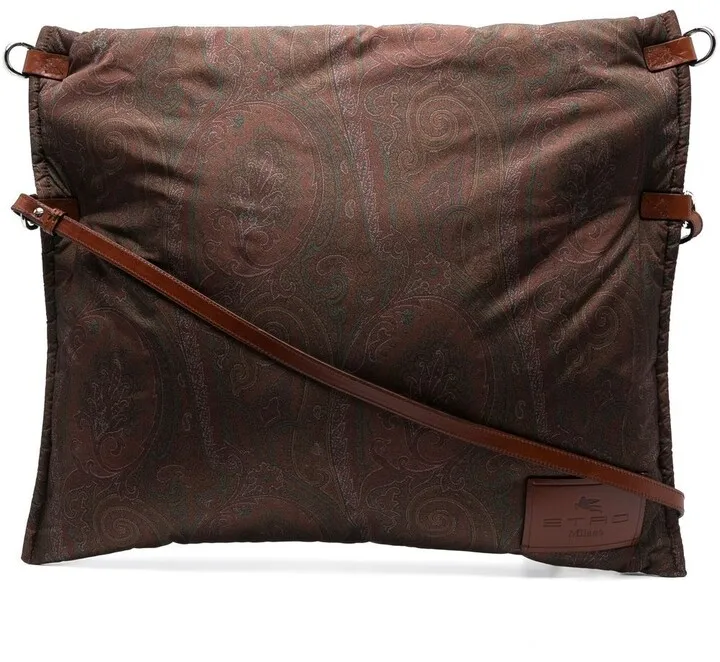 Paisley-Print Shoulder Bag