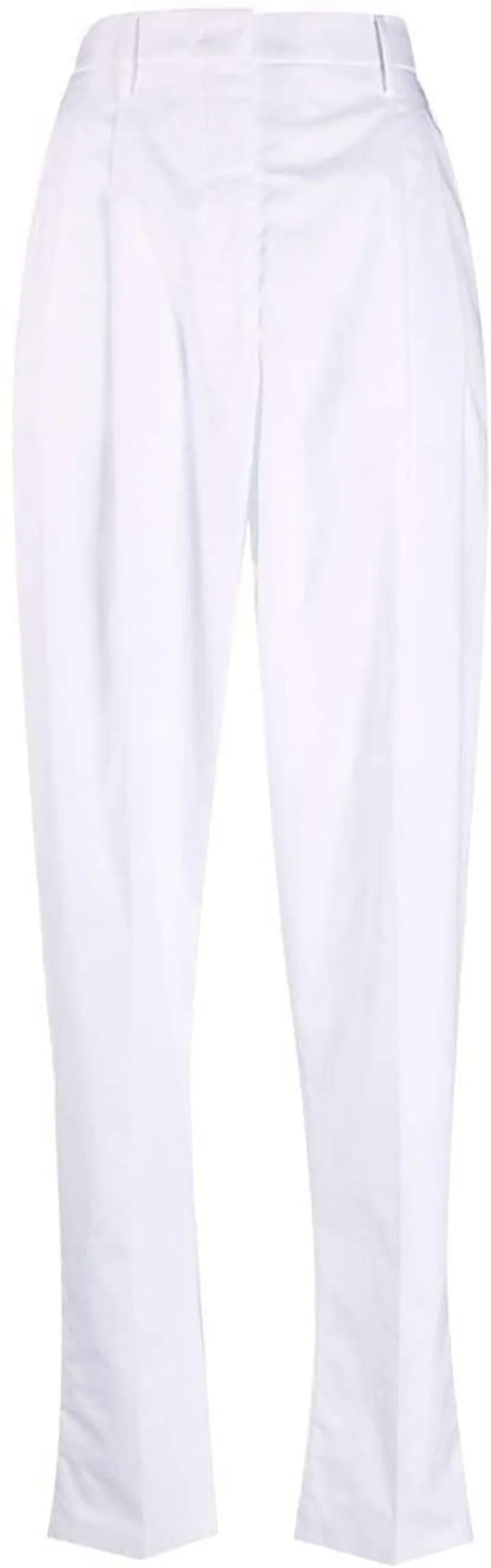 High-Waisted Tapered Trousers