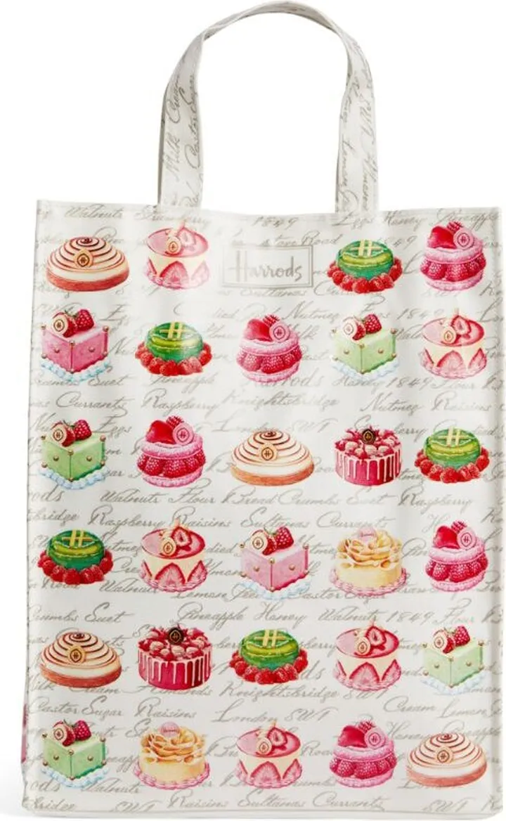 Harrods Medium Cakes And Bakes Shopper Bag