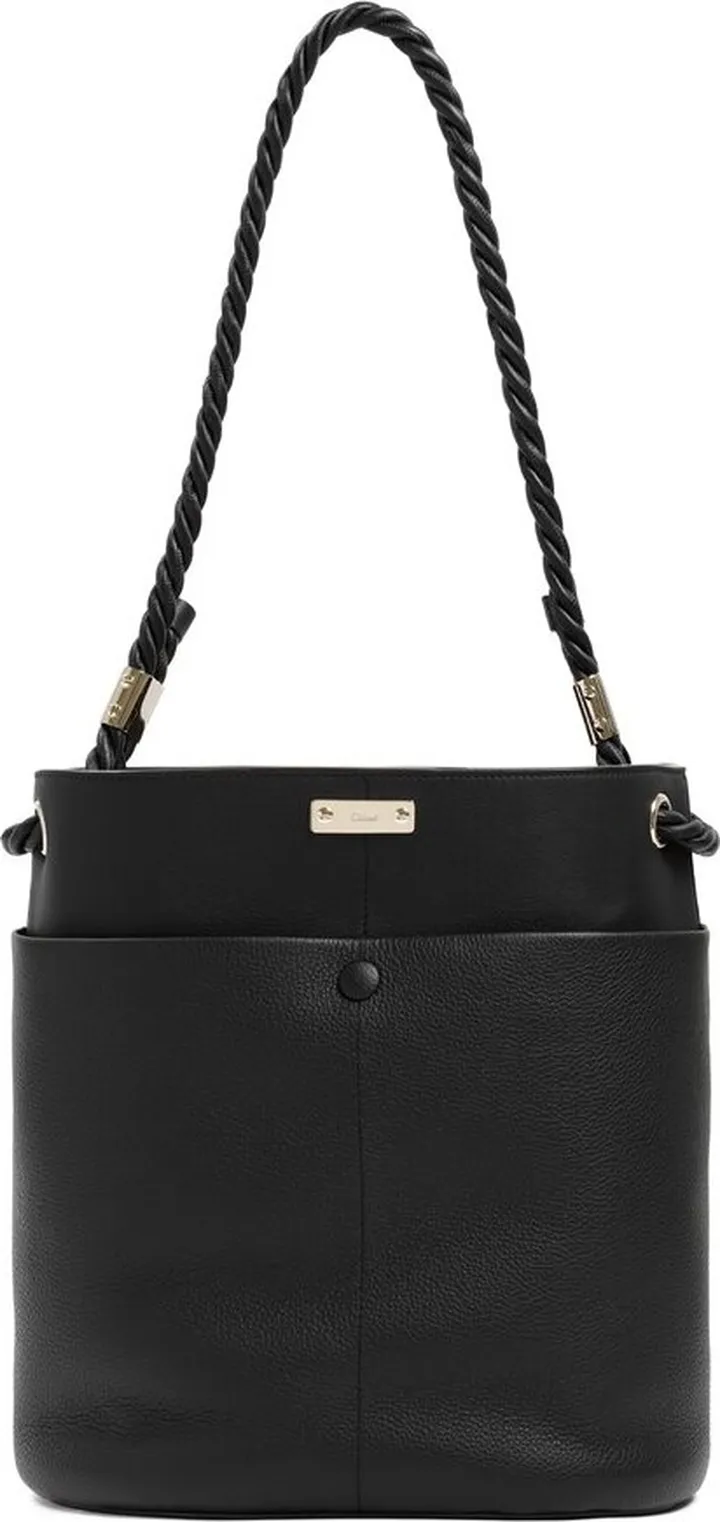 Chloé Logo Plaque Shoulder Bag