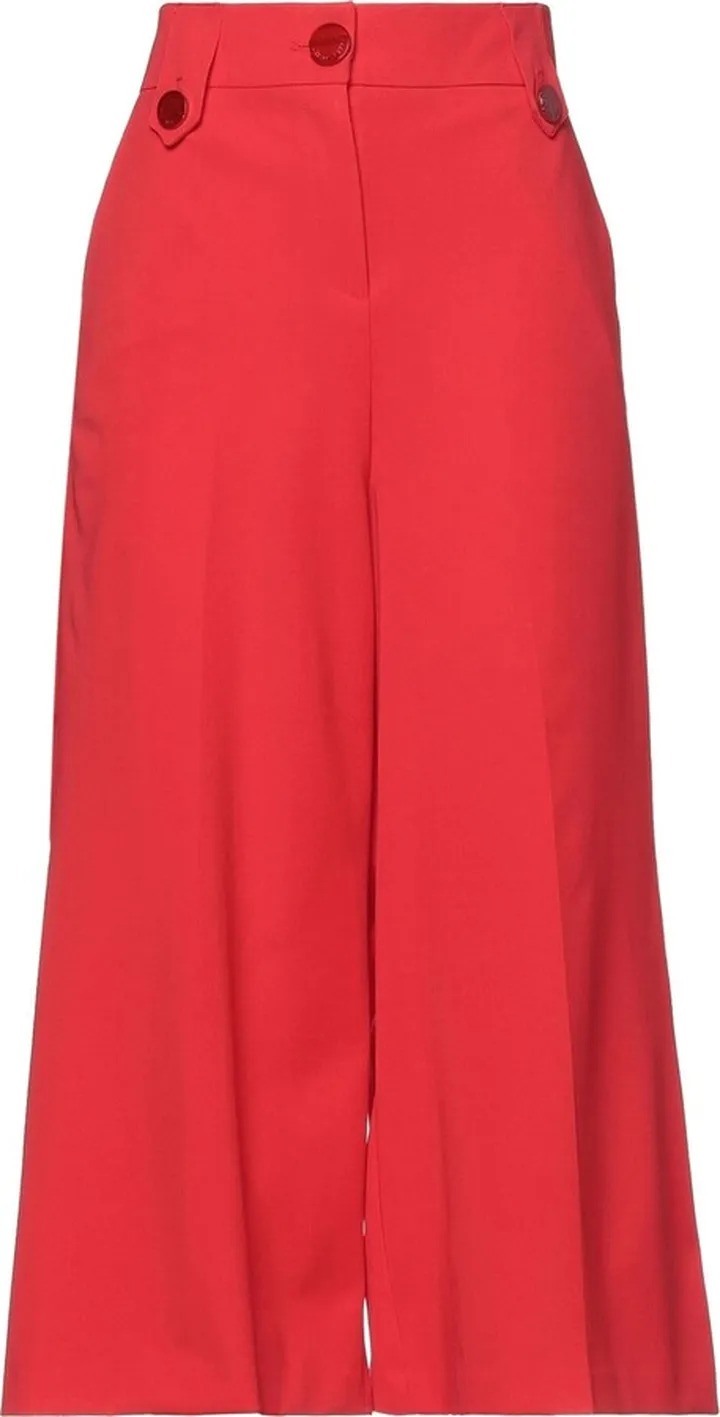 Cropped Pants Red