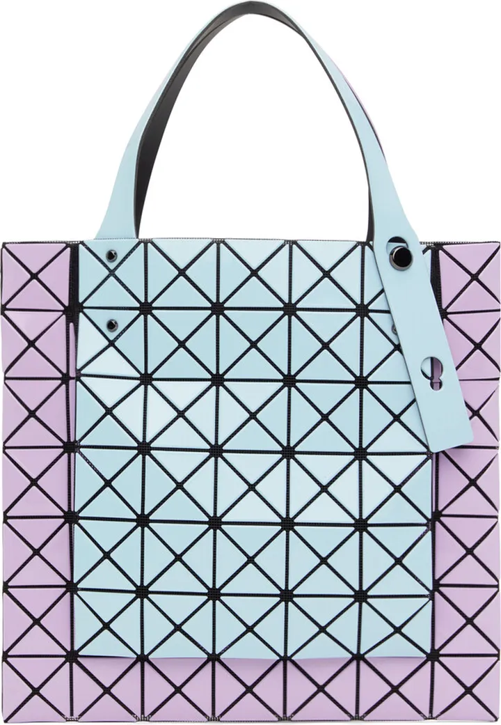 Bao Bao Issey Miyake Blue & Purple Prism Kangaroo Tote