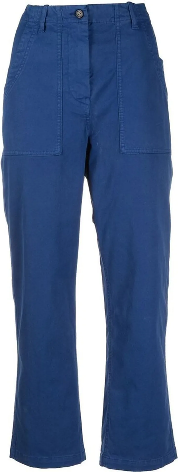 Cropped-Leg Chino Trousers