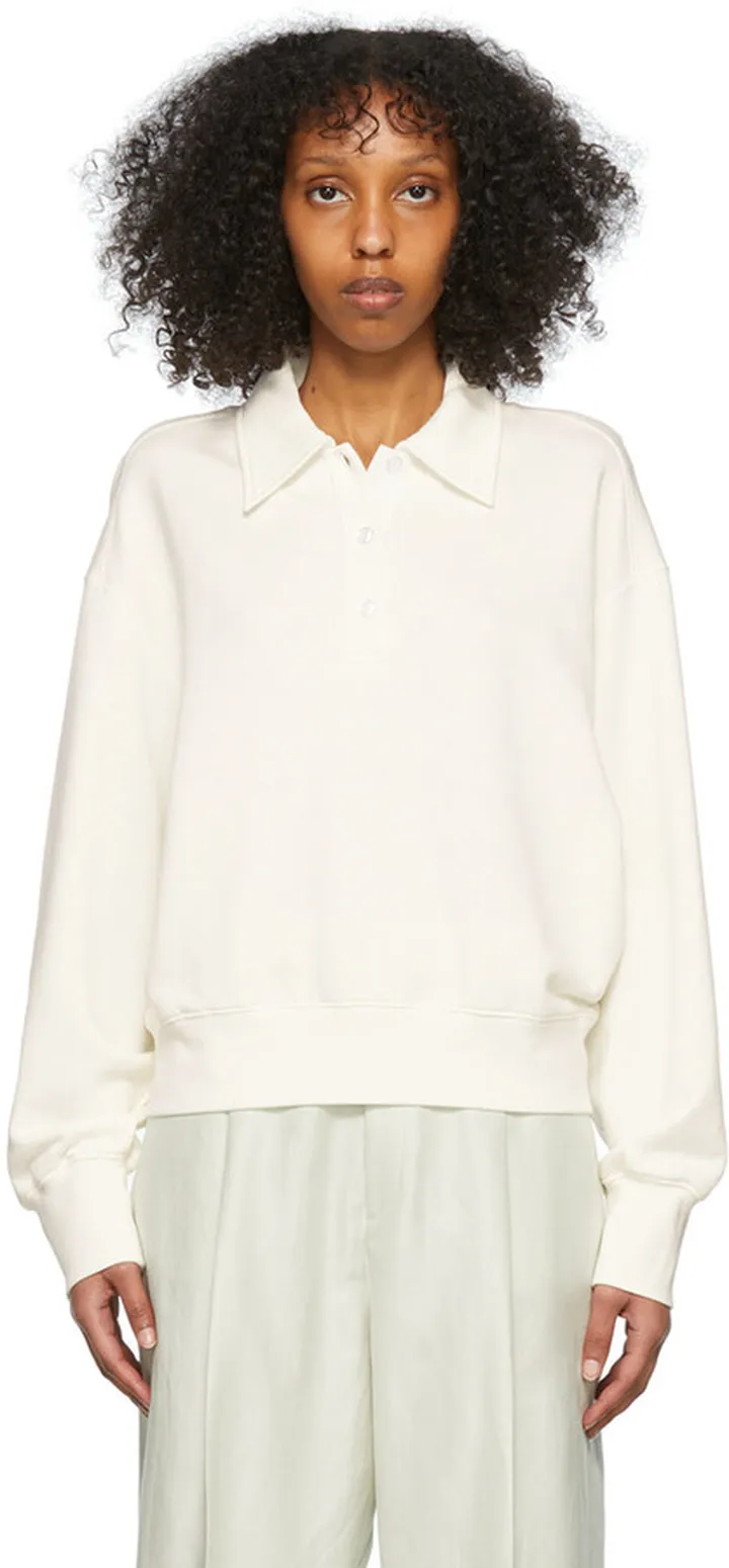 Filippa K Off-White Organic Cotton Polo