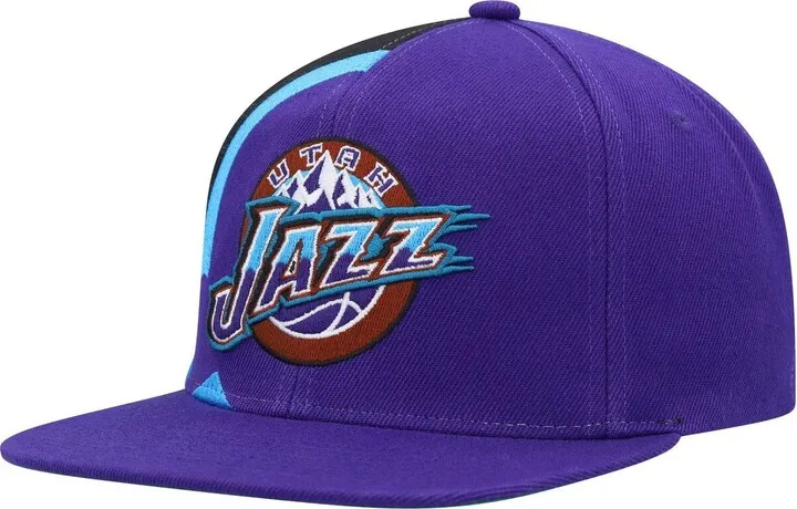 Men's Mitchell & Ness Purple Utah Jazz Hardwood Classics Retroline Snapback Hat