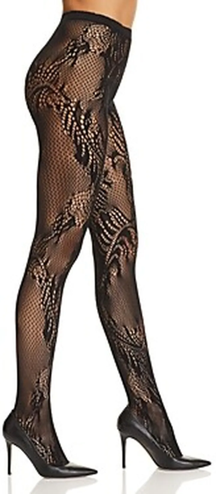 Natori Feather Lace Tights