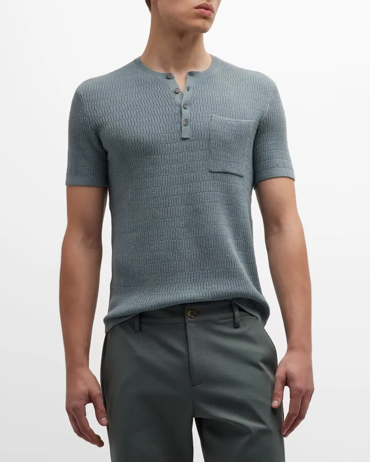 Men's Morro Knit Henley Sweater