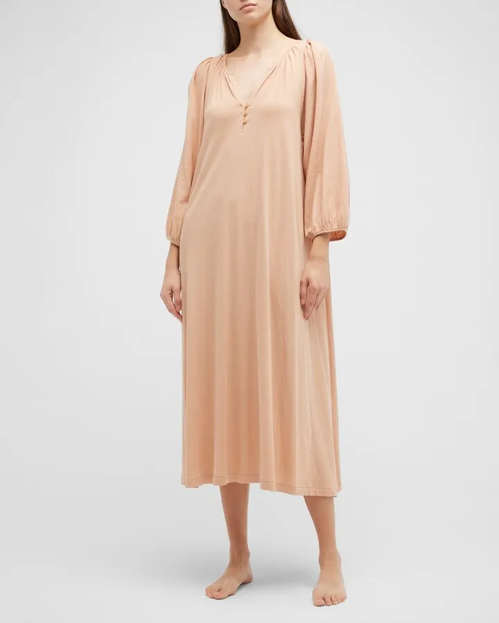 The Romantic Long-Sleeve Sleep Dress