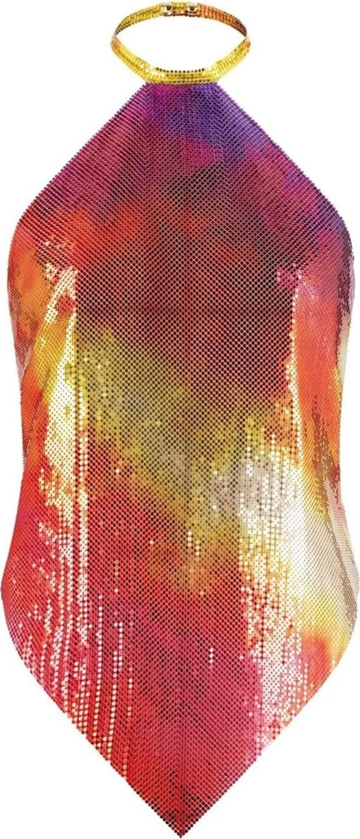 Pixelated Halterneck Top
