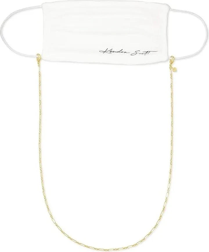 Kendra Scott Erin Mask Chain (Gold Metal) Necklace