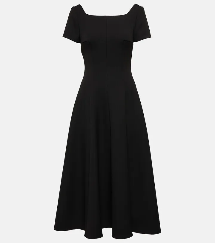 Marielle crepe midi dress