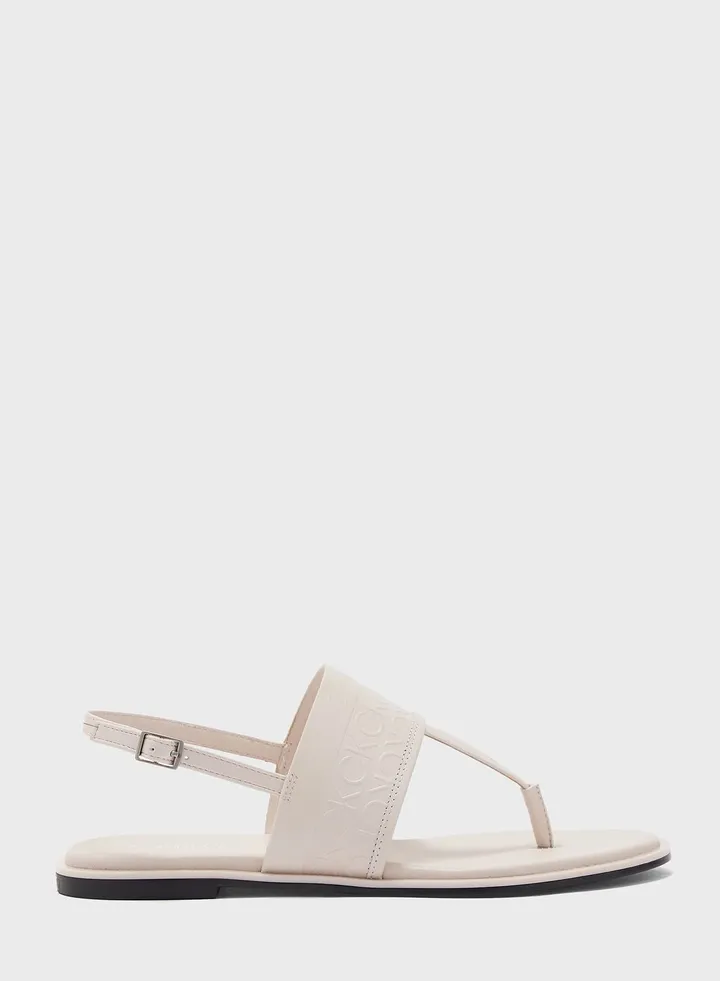 Almond Flat Sandals